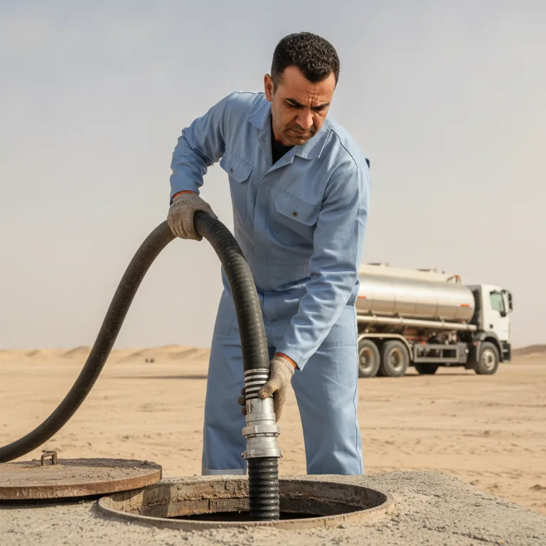شفط بيارات خدمة في مرسى دبي